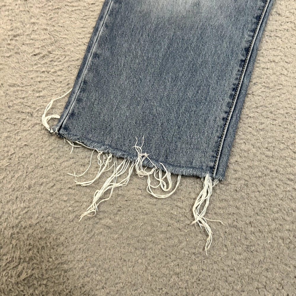 Levis Jeans Mens 34x26 Blue Denim 551 Z Straight Fit Cropped Premium Big E Adult - Picture 5 of 16